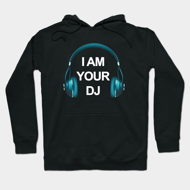 I AM YOUR DJ - COLLECTOR BLUE EDITION Hoodie by BACK TO THE 90´S